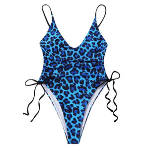 Blue Leopard Print