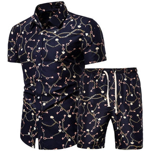 Men's Short Sleeve Short Set